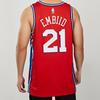 Jordan NBA Statement Edition Swingman Jersey, Джоэл Эмбиид, Philadelphia 76ers мужской баскетбольный жилет красный CV9490-666