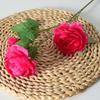 Western Ranunculus Asiaticus Faux Flower Arrangements With Embossed Craft For Event Decor