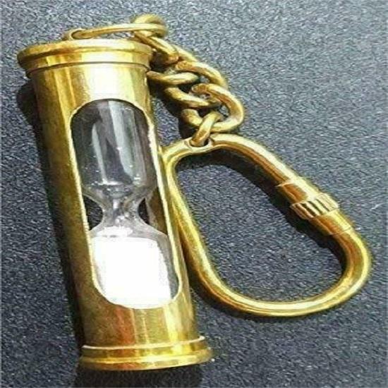 Старинный латунный песочный таймер, старинный морской брелок в виде песочных часов, лот из 50 шт.