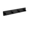 3M Sticker Adhesive Stainless Steel Wall Hook Black Towel Holder Multi-Purpose Coat Hooks  Kitchen