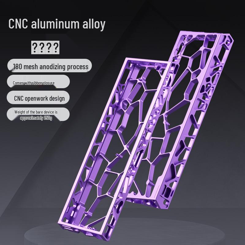 Корпус клавиатуры из анодированного алюминиевого сплава H60: Полый корпус для моделей с магнитной осью Wooting/MAD60/WIN60