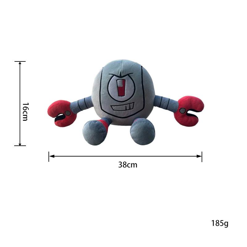 New Plush Doll Pillow Gameoverse Cartoon Anime Dinosaur Doll Cute Robot Decorative Ornament, Boys and Girls Love Gifts