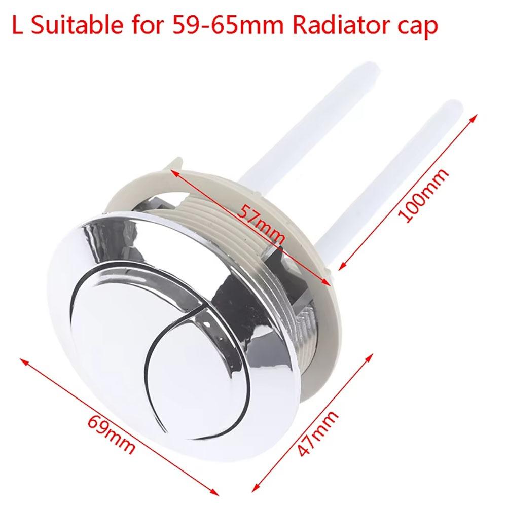 1Pcs Plastic Toilet Push Buttons Round/Square Shape Dual Flush Button Bathroom Accessories