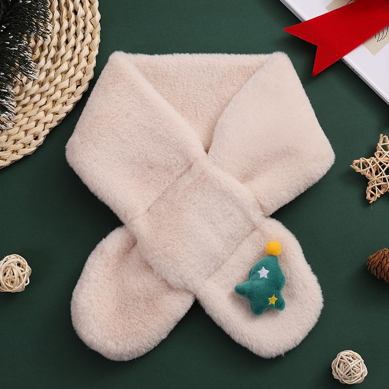 Kids' Winter Plush Neck Warmer Snood for Christmas & New Year