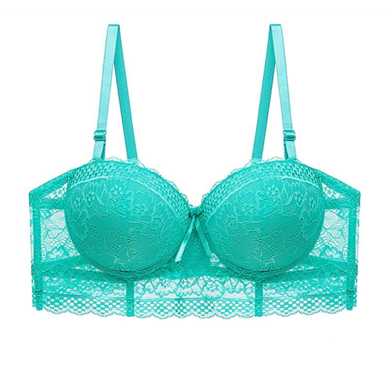 Кружевной бюстгальтер, регулируемые сексуальные бюстгальтеры, женское нижнее белье, без косточек