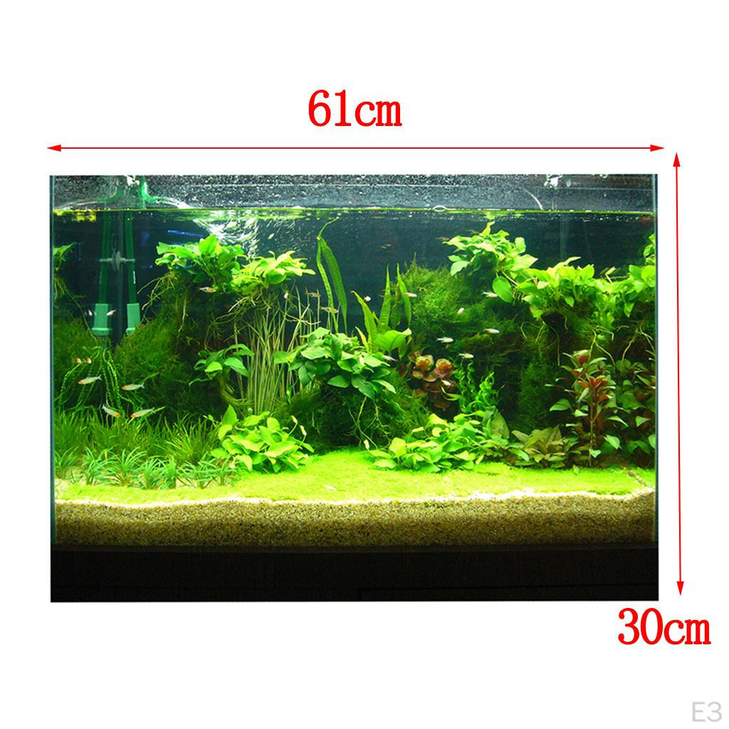 3D универсальный пейзажный постер для аквариума, односторонний фон с рыбой, 61x30 см