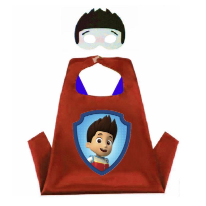 Привлекательный плащ и маска Щенячий патруль, костюм для косплея для детских маскарадных вечеринок