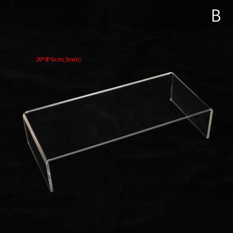 U-образная прозрачная акриловая стойка для показа ювелирных изделий, полка для демонстрации кексов, витрина, приспособления для фигурок конфет и десертов