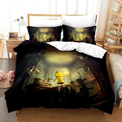 3D Игра Little Nightmares Постельное белье Комплект односпальных двуспальных кроватных принадлежностей Queen King Size Постельное белье Little Nightmares для взрослых и детей Спальня Пододеяльник