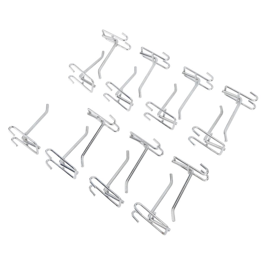 15pcs Gridwall Peg Hooks Panel Display Hooks Gridwall Hooks Gridwall Display Hooks for Retail Shop Garages Workshops