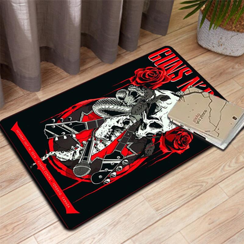 Guns N' Roses Rug Floor Mat for Living Room or Bedroom Soft and Comfortable Carpet a Gift for Birthday and Holiday.NFF0928585