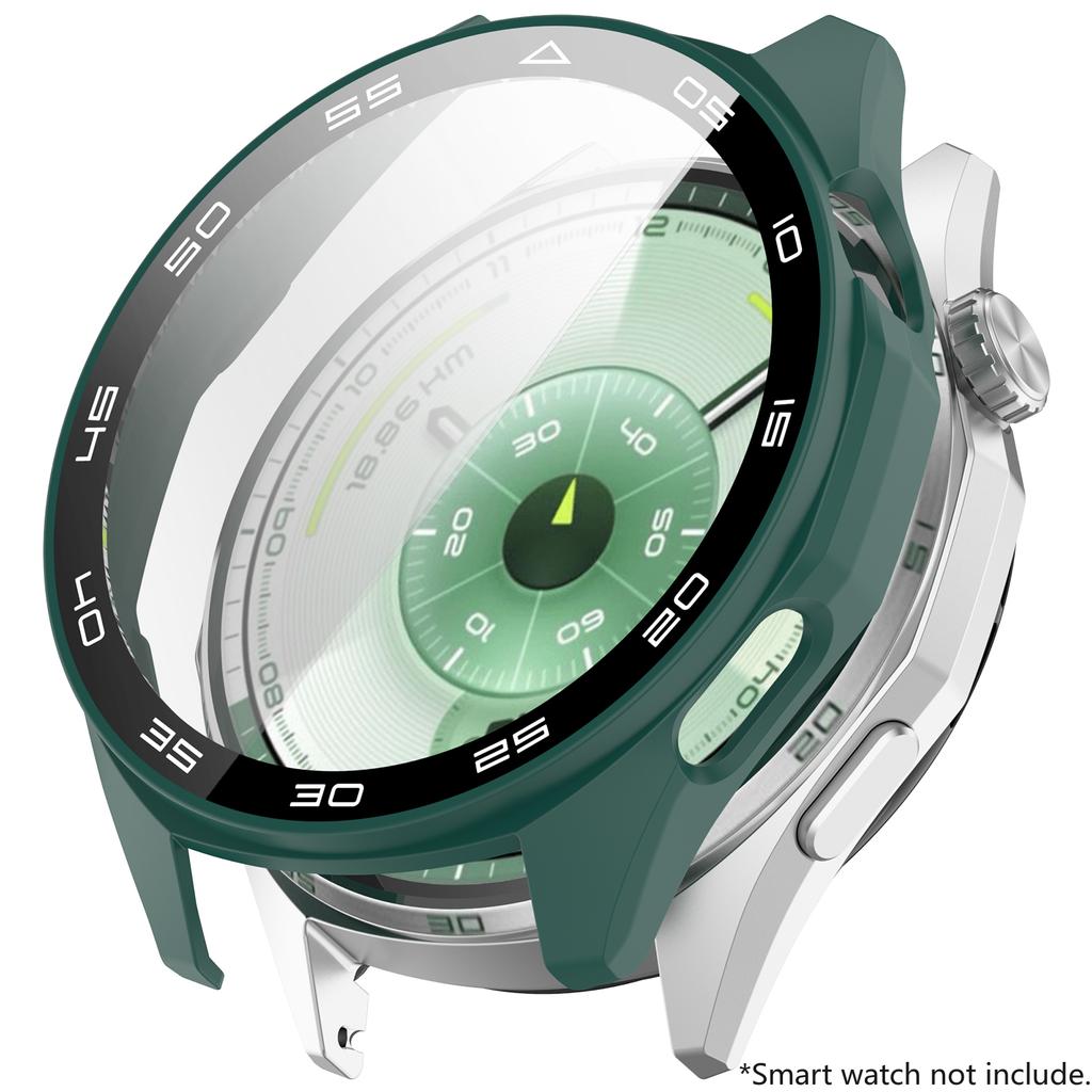 PC+Tempered Glass Case for Huawei Watch GT6 46mm Full Cover Screen Protector Bumper for Watch GT6 41mm Protective Accessores