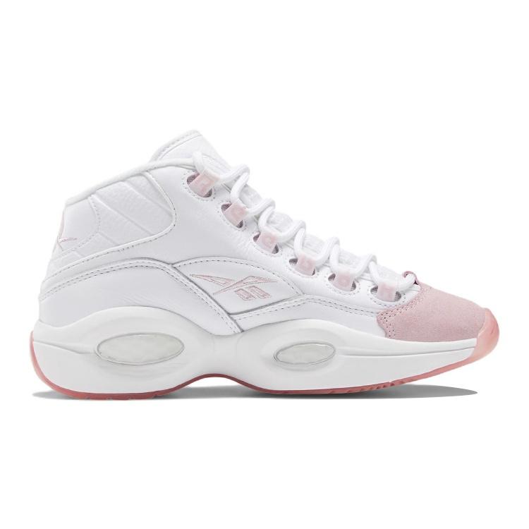 Reebok Question Mid Big Kid 'Pink Toe' Kids' GX9357