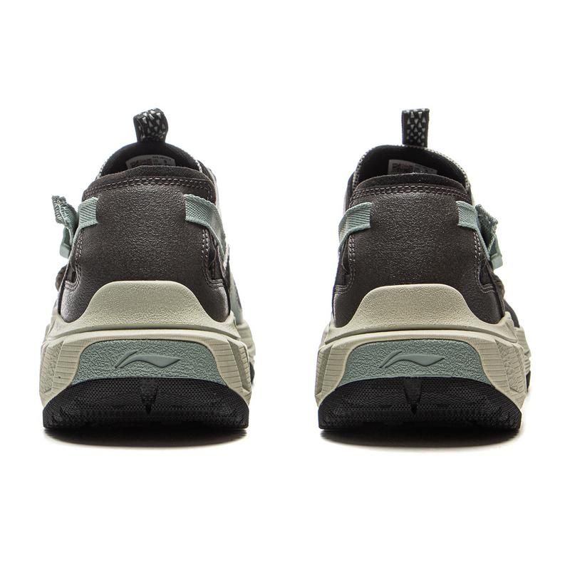 Li-Ning Yijie Lite 2.0 Comfortable Versatile Breathable Wear-Resistant Creek Shoes Men Shoes Gray Green AHLV011-2