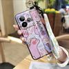 Kickstand Anti-dust Phone Case For Realme GT7 Pro Soft Case Cute Silicone Protective Cartoon Fashion Design Ring Lanyard