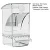 Weather-Resistant Bird Feeder Large Capacity Shake-Resistant Feeder Transparent Feeder  Garden