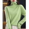 Women's Turtleneck Sweater,, 30% Cashmere 70% Wool, Winter Knitted Pullover Autumn Sweater Cashmere Sweater