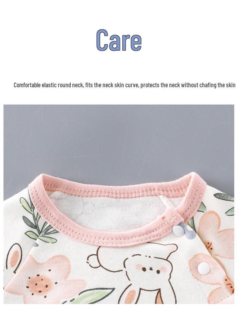 Pure Cotton Baby Romper - Newborn Onesie for All Seasons