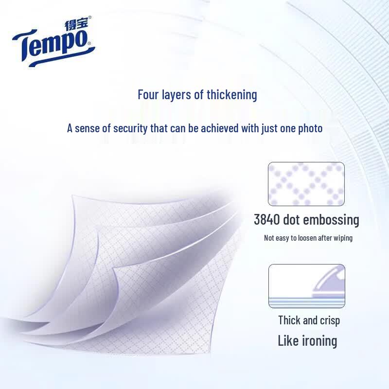 Tempo Unscented Soft Pack Facial Tissues