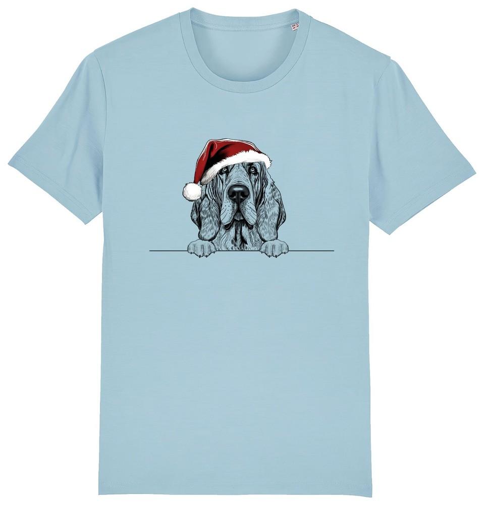 BLOODHOUND Christmas Dog T-Shirt Mens Womens Kids Dogs Stocking Filler Gift Dad