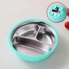 Divided Design 3 Grids Children Dishes Kids Feeding Bowls  Toddle Training Tableware