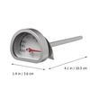 Accessories Fry Pan Thermometer Deep Fryer Dial for Cooking Stainless Steel Oil Temperature Gauge Household Kitchen Gadget