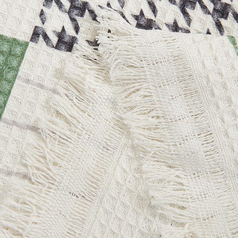 INS Style Sofa Cover Cloth All-Inclusive Four Seasons Anti-Scratching Non-Slip Sofa Cover Cushion Blanket Thickened Living Room