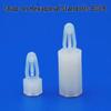 1000 pcs BSCB Snap-on Hexagonal Nylon Isolation Posts Airplane Head Plastic Spacer M3 M4