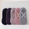 1Pair Breathable Ballet Pilates Socks Backless Dance Sports Socks Soft Yoga Socks  Women