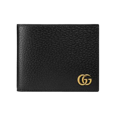 Кошелек из кожи двойного сложения серии Marmont, унисекс, черный 435303-DJ20T-1000