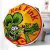 Rat Fink Decal Sticker | Classic Car Hot Rod Muscle Rat Rod Art Umbrella, Cute Umbrella with Cute Design, Portable 3-Fold Compact Umbrella for Men & W