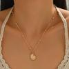 Fashion Ocean Style Jewelry Niche Conch Design Long Necklace Versatile Premium Clavicle Chain Women