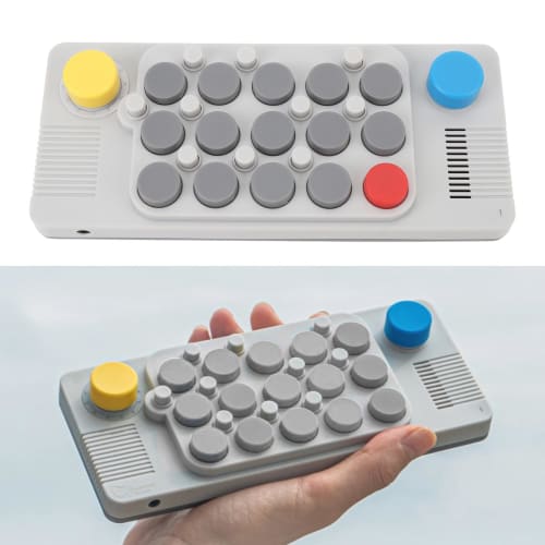 Pocket Music Keyboard, C3-C8 Tuned 20-Instrument Portable MIDI Keyboard for Kids and Adults, 3.5mm Headphone Jack