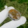 Natural Ocean Jasper Gemstone Jewelry 925 Sterling Silver Pendant For Girls