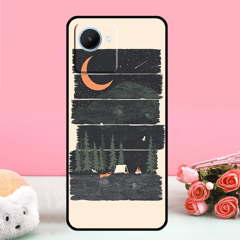 Арт 'Природа и Кемпинг' Для Realme C55 C71 C53 C67 C75 C61 C33 C63 C51 C65 10 11 12 13 14 15 Pro Plus GT7 Pro Чехол