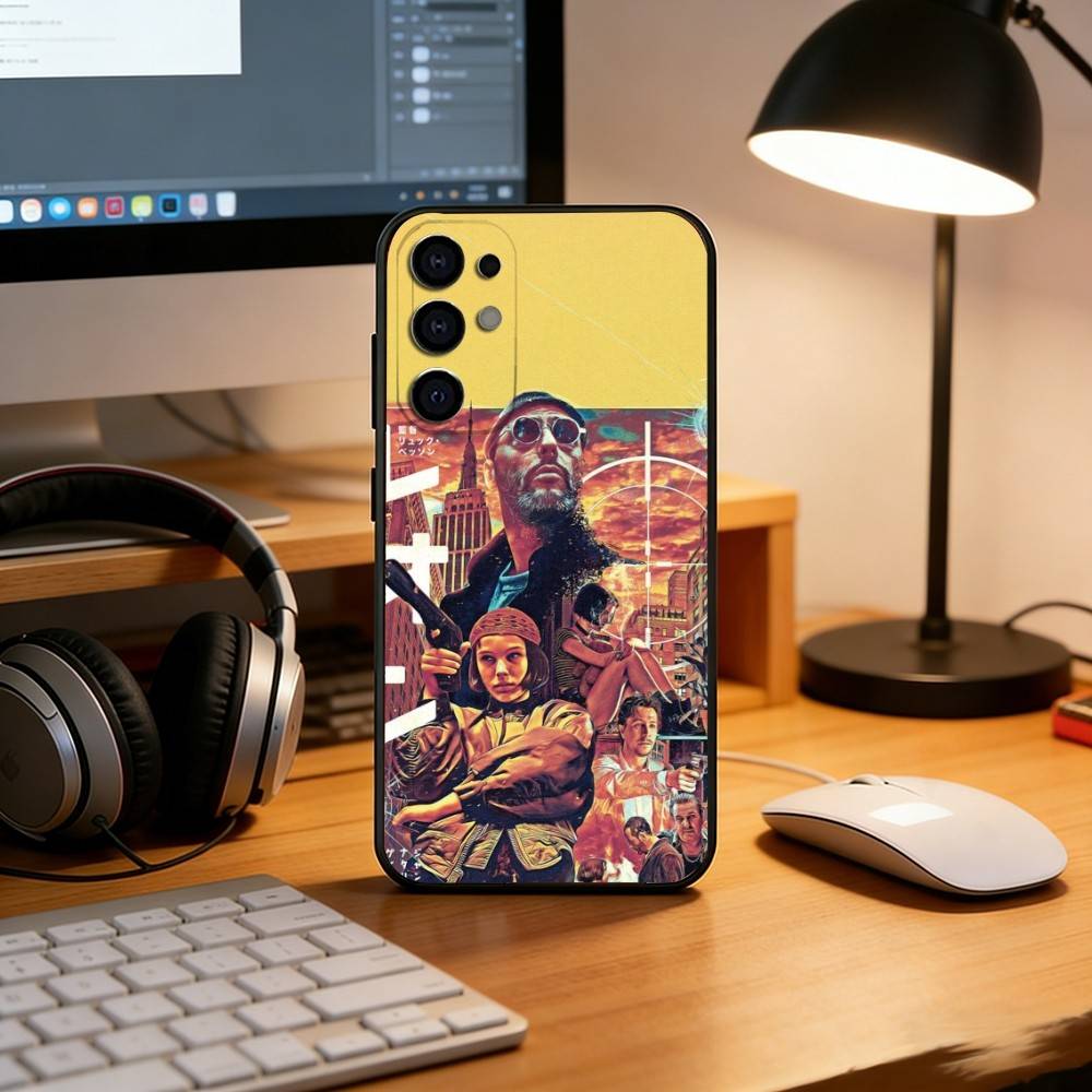 Léon The Professional Phone Case For Samsung S25,S24,S21,S22,S23,S30,Ultra,S20,Plus,Fe,Soft Silicone Black Cover