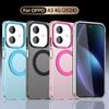 Матовый чехол Magsafe для телефона Oppo A5 5G A3 5G/4G (2024) A3x 4G Защитный чехол Магнитная беспроводная зарядка Противоударная задняя крышка