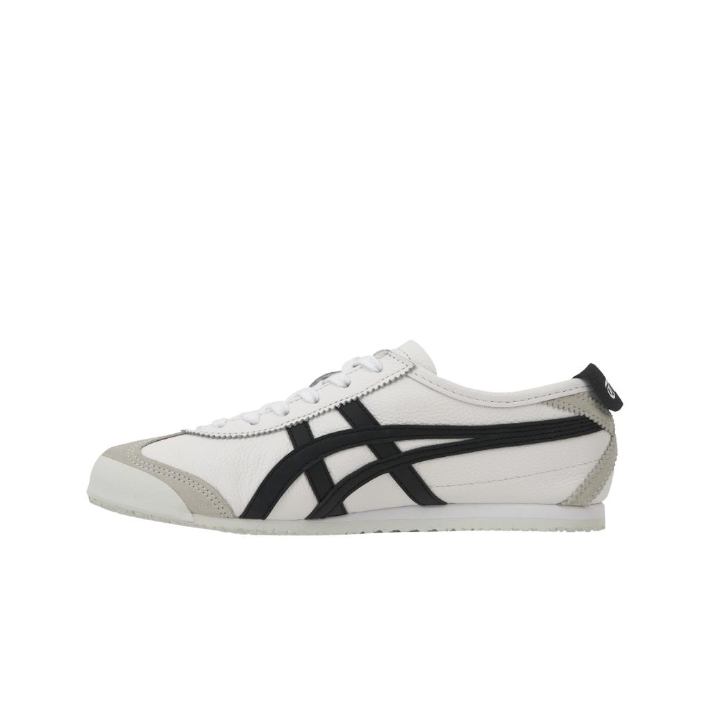 ONITSUKA TIGER Кроссовки Mexico 66 белые черные замшевые унисекс 1183A201-126