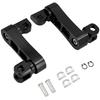 Sakurawing External Harley Davidson Step Extension Foot Peg Bracket Highway Pegs Custom Left and Right Black