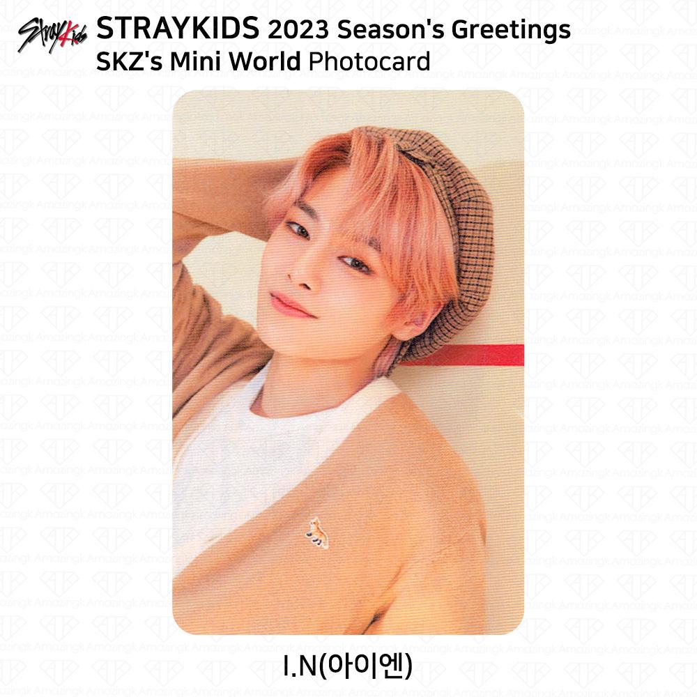 Stray Kids 2023 Новогодние поздравления Селфи Фотокарточка 4cut Photo JYP Shop Benefit