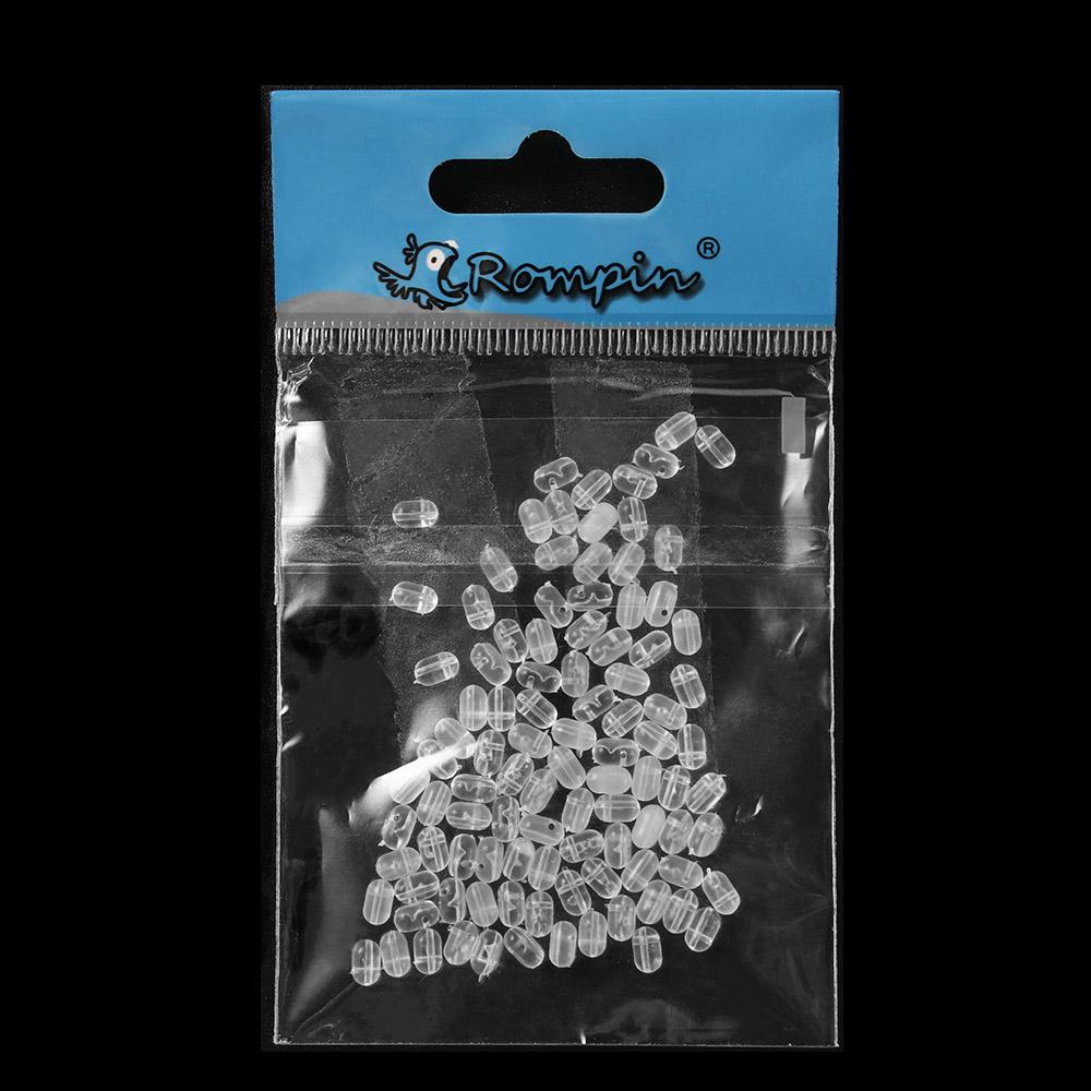 Transparent Fishing Float Clear Beads Double Cross Hole Beads Fishing Beads Fishing Cross Beads
