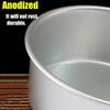 Bakeware Baking Tools Round Pattern Aluminum Alloy Die Cake Pan Tray Pudding Mold Fixed Bottom