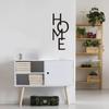 HOME Metal Sign Vertical Design Elegant Metal Wall Decor HOME Word Art Perfect Housewarming Gift Ideal for Nursery & Bedroom