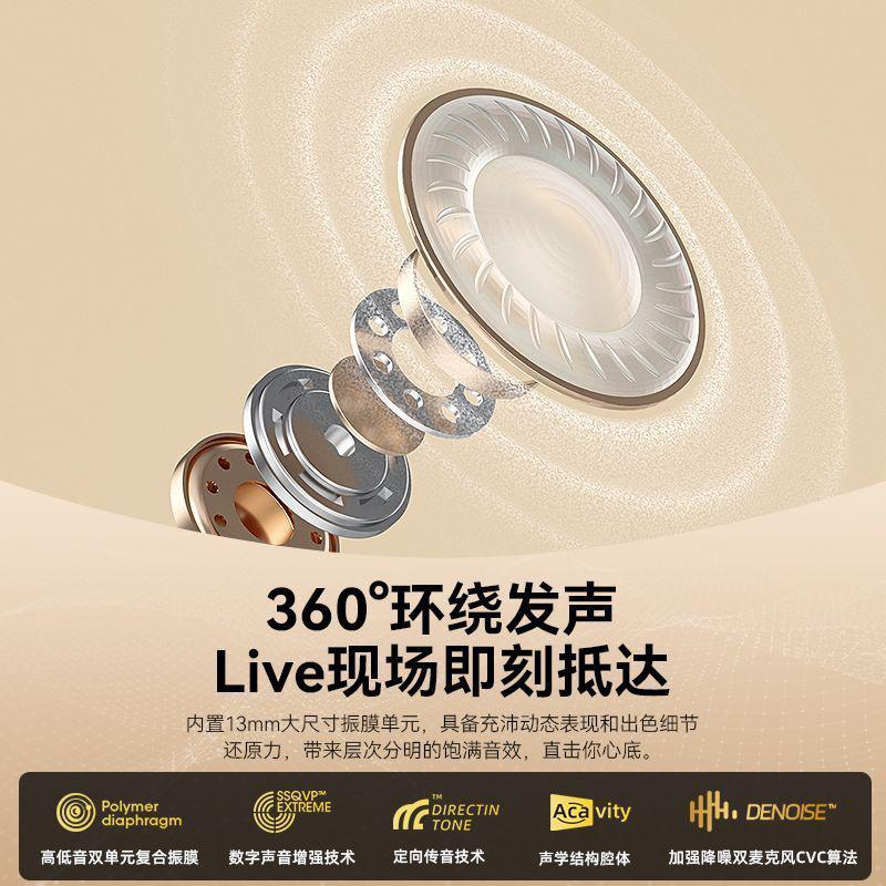 Private Model D28Wireless Bluetooth earphones with long battery life, semi-in-ear design, comfortable for long-term wear, noise-reduction, sports