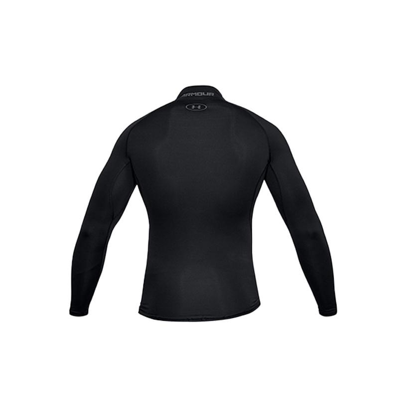 Under Armour Компрессионная спортивная футболка с длинным рукавом и высоким воротом HeatGear® Мужские топы Черный 1289559-001