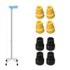 4 Pieces 7/8inch Rubber Cane Tips AntiSlip Base Replacement Professional for Uneven or Loose Ground Wear Resistant Thick