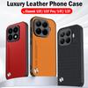 Кожаный чехол-фунда для Xiaomi 15T Pro 14T 13T Чехол для Xiaomi mi 15T Крышка Модный чехол из искусственной кожи Жесткий пластик Полная защита Чехол для телефона