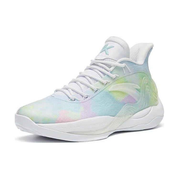 Anta Mountain 2 Comfortable Cushioning Slip Resistant Abrasion Resistant Coverage Mid top Basketball Shoes Men's 112241601-3