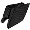 Doublure sacoche allongée - Harley-Davidson Touring 2014-25 - Noir/blanc - Anti-bruit/vibrations - Trous fixation