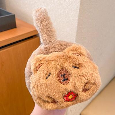 Новые капибара ушные грелки плюшевые мультяшные чехлы на уши тепло ветрозащитные мягкие зимние наушники для детей